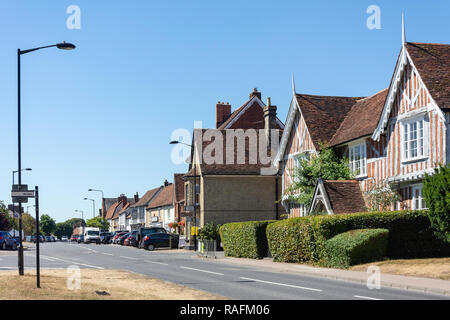 Hall Street, Long Melford, Suffolk, England, United Kingdom Stock Photo