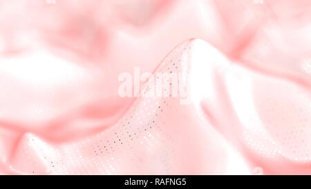 Abstract soft light coral background. 3d render illustration Stock Photo