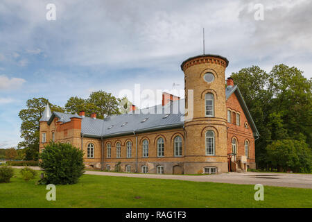 Lasila manor house, Estonia. Biologist Karl Ernst von Baer spent his childhood here. Stock Photo