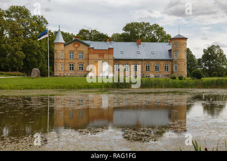 Lasila manor house, Estonia. Biologist Karl Ernst von Baer spent his childhood here. Stock Photo