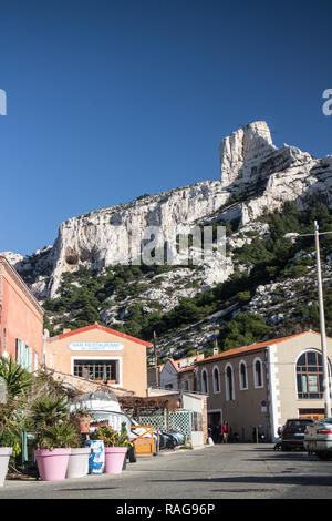 Marseille : Calanque of Callelongue Stock Photo