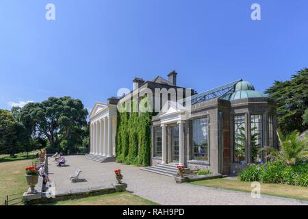 Mansion, Trelissick Garden, Feock, Cornwall, England, United Kingdom Stock Photo