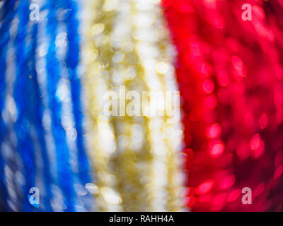 Multicoloured abstract soft-focused bright glittering and shiny festive bokeh background. Stock Photo
