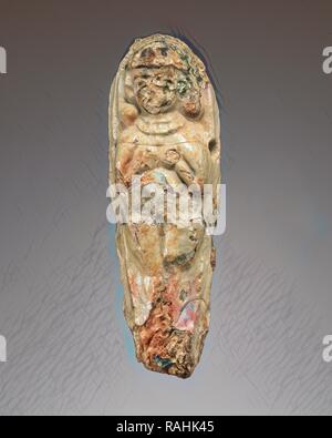 Figure of Astarte, perhaps Northern Syria, Syria, mid-2nd millennium B.C, Glass, 7.2 cm (2 13,16 in.). Reimagined Stock Photo