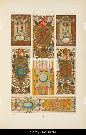 Renaissance L'ornement polychrome, Charpentier, Firmin-Didot (Firm), Racinet, A. (Auguste), 1825-1893 reimagined Stock Photo