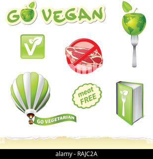 Collection Eco Design Elements, Isolated On White Background, Vector Illustration Stock Vector
