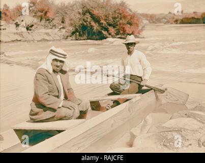 Jordan River. 1925. Reimagined by Gibon. Classic art with a modern twist reimagined Stock Photo