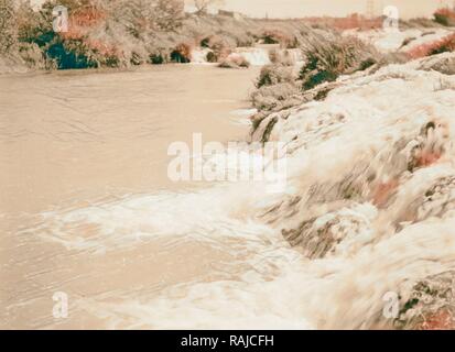 Jordan River. 1925. Reimagined by Gibon. Classic art with a modern twist reimagined Stock Photo