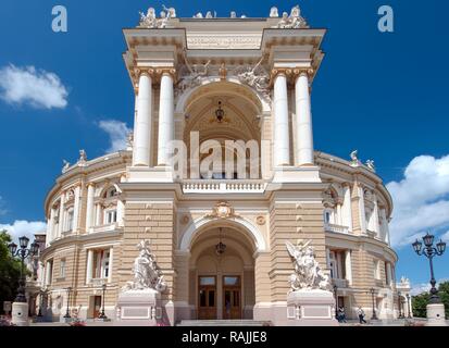Opera and ballet theater, Odessa, Ukraine, Eastern Europe Stock Photo
