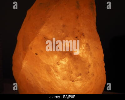 Close Up of Himalayan Salt Lamp Stock Photo