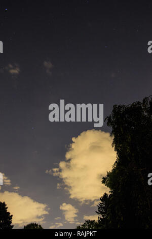 Night Stars and Clouds, Ohio Stock Photo - Alamy