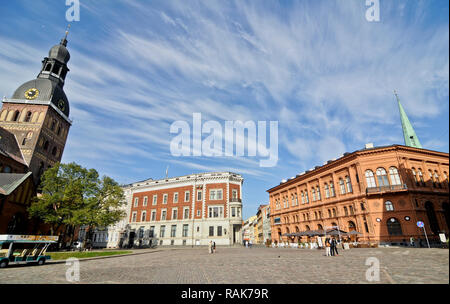 Riga Cathedral and Dome Square, Latvia Stock Photo