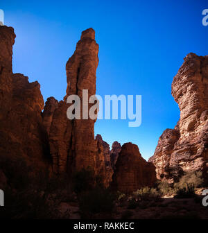 Bizzare rock formation at Essendilene in Tassili nAjjer national park, Algeria Stock Photo