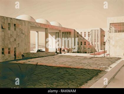 Scopus Building Hadassah University on Scopus. Courtyard between maternity pavilion and ...