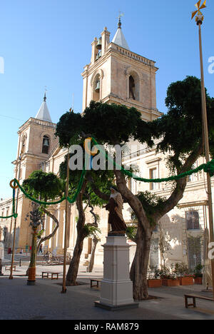 St.Johns Co-Cathedral in Malta's capital Valletta Stock Photo