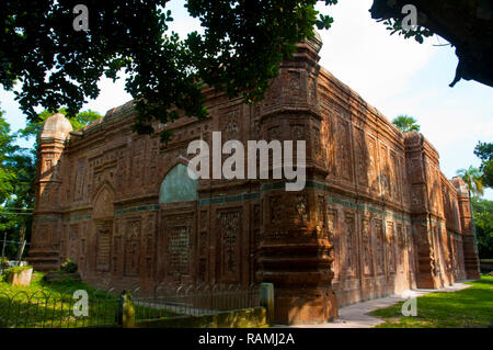 Bagha Mosque. It is situated at Bagha, about 25 miles southeast of Rajshahi town. The mosque is noteworthy for its exquisite terracotta ornamentation. Stock Photo