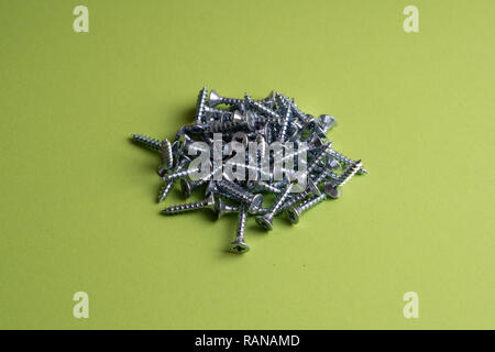 Self-tapping Screws - Perfect for Metal, Plastic and Wood Work. Stock Photo