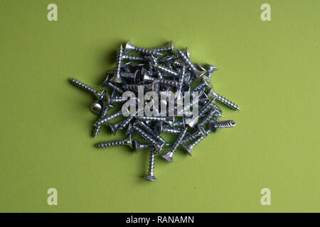 Self-tapping Screws - Perfect for Metal, Plastic and Wood Work. Stock Photo