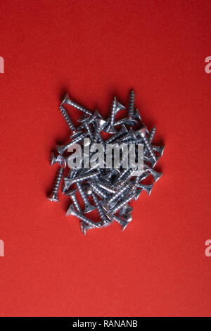 Self-tapping Screws - Perfect for Metal, Plastic and Wood Work. Stock Photo
