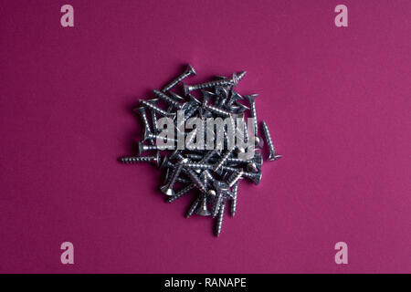 Self-tapping Screws - Perfect for Metal, Plastic and Wood Work. Stock Photo