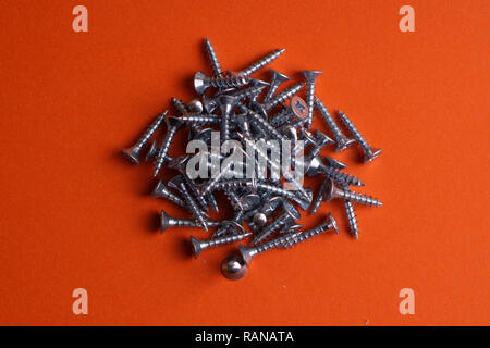 Self-tapping Screws - Perfect for Metal, Plastic and Wood Work. Stock Photo