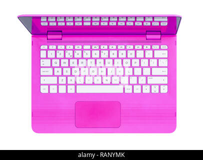 Open modern laptop Stock Photo