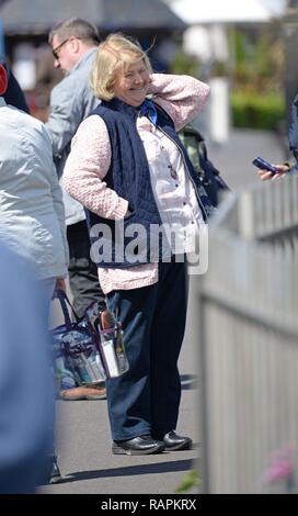 Eastenders Carter family during filming in Broadstairs, Kent  Featuring: Annette Badland Where: Broadstairs, United Kingdom When: 09 Jun 2015 Credit: Steve Finn/WENN Stock Photo