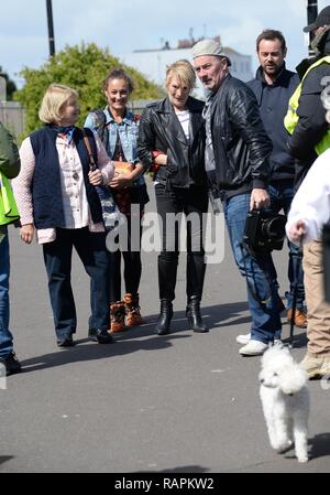 Eastenders Carter family during filming in Broadstairs, Kent  Where: Broadstairs, United Kingdom When: 09 Jun 2015 Credit: Steve Finn/WENN Stock Photo