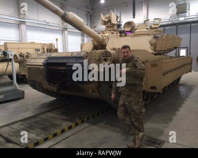 A U.S. M1A2 SEP Tank With The 1st Battalion, 66th Armor Regiment, 3rd ...