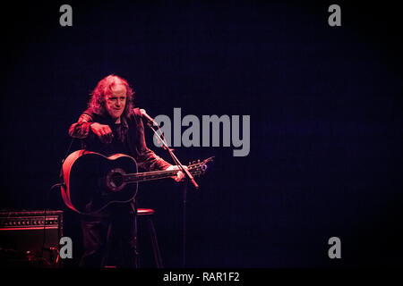 The Scottish singer, songwriter and musician Donovan performs a live concert at Copenhagen Opera House. Denmark, 08/12 2016. EXCLUDING DENMARK. Stock Photo