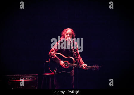 The Scottish singer, songwriter and musician Donovan performs a live concert at Copenhagen Opera House. Denmark, 08/12 2016. EXCLUDING DENMARK. Stock Photo