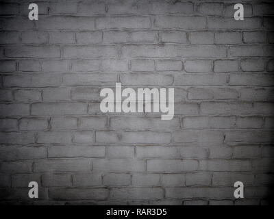 White rough brick wall Stock Photo