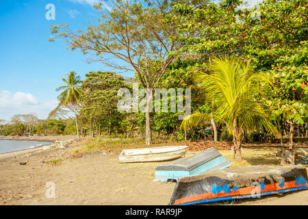 On the beach of Playa Tarcoles Costa Rica Stock Photo