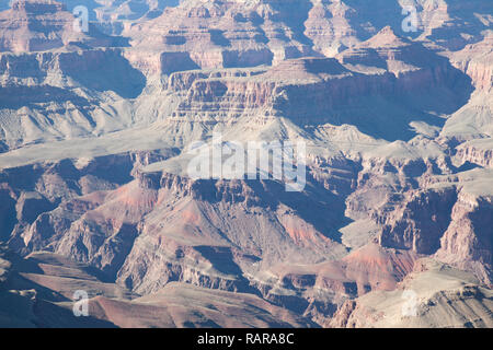 view of the colors of the  Grand Canyon from Grandview point  lookout Stock Photo
