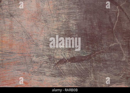 Wall with pink-violet plaster.Background and texture. Stock Photo