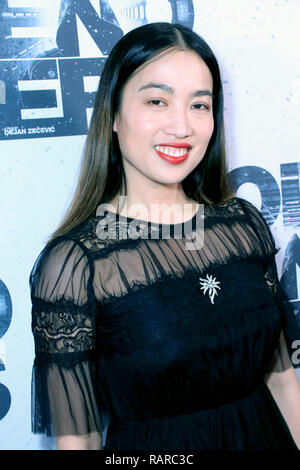 Special Screening of 'The Offenders' held at the Landmark Theatre in Los Angeles, California.  Featuring: Yi Zhou Where: Los Angeles, California, United States When: 03 Dec 2018 Credit: WENN.com Stock Photo