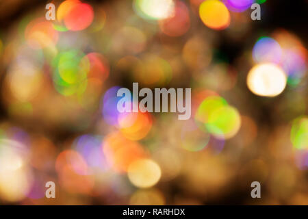 defocused pattern of lights with bokeh Stock Photo