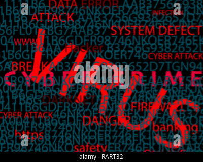 Hacker steal huge private data sets from politicians, journalists, artists and celebrities in Germany and published everything on the internet Symbol, Stock Photo