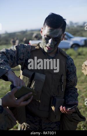 A Marine wearing camouflage face paint participates in Exercise SOLID  SHIELD '83, on the side of the aggressors - PICRYL - Public Domain Media  Search Engine Public Domain Search