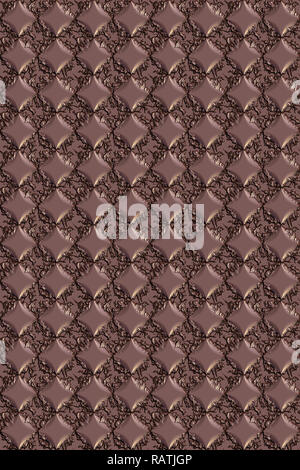 Seamless tileable decorative metal background pattern. Stock Photo