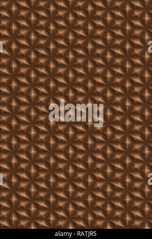 Seamless tileable leather decorative background pattern. Stock Photo