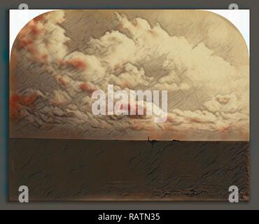 Colonel Stuart Wortley (British, 1832 - 1890), A Strong Breeze, Flying Clouds, c. 1863, albumen print. Reimagined Stock Photo