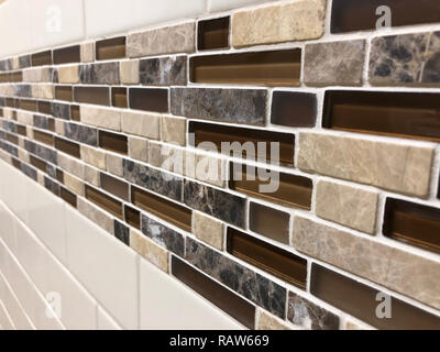 Modern glass tiles Stock Photo