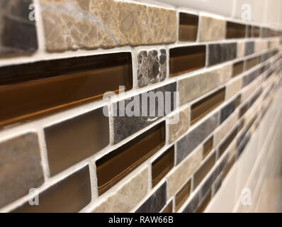 Modern backsplash tiles Stock Photo