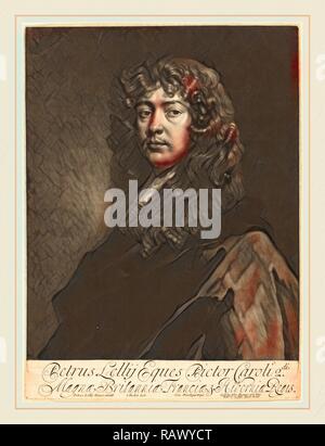 Isaak Beckett after Sir Peter Lely,English, (1653-1715 or 1719), Sir Peter Lely, 1680s, mezzotint on laid paper reimagined Stock Photo