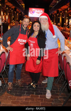 Guests at charity event 'Mehr als eine warme Mahlzeit' at Fischauktionshalle Hamburg  Featuring: Patrick Bach, Susianna Kentikian, John Langley Where: Hamburg, Germany When: 04 Dec 2018 Credit: Becher/WENN.com Stock Photo