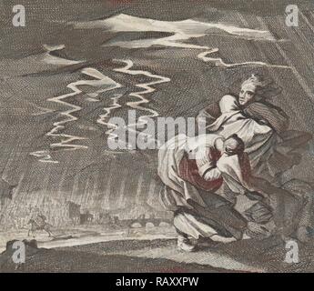 storm, Caspar Luyken, Jan Luyken, Christoph Weigel, c. 1700. Reimagined by Gibon. Classic art with a modern twist reimagined Stock Photo