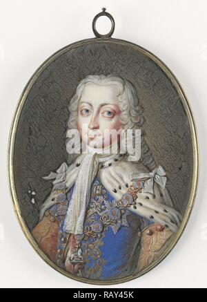 Frederick Louis, 1707-51, Prince of Wales. Son of King George II, Anonymous, 1735 - 1740, Portrait miniature reimagined Stock Photo