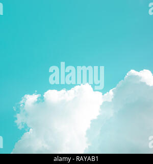 Soft white clouds with pastel color of sky.For abstract background.Image Stock Photo