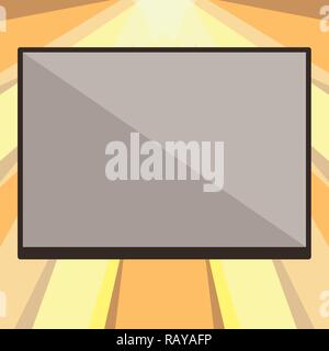 Flat design business Vector Illustration Empty copy space for Ad website promotion esp isolated Banner template. Rectangular Shape Form in half diagon Stock Vector